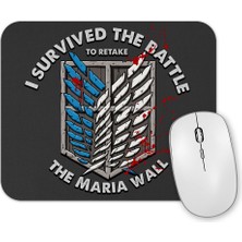 Baskı Dükkanı Attack On Titan Maria Wall Mouse Pad