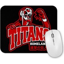 Baskı Dükkanı Attack On Titan Go Tıtans Mouse Pad