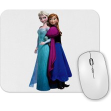 Baskı Dükkanı Elsa ve  Anna Mouse Pad