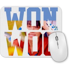 Baskı Dükkanı Seventeen Wonwoo Mouse Pad
