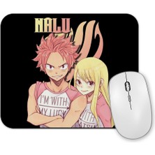 Baskı Dükkanı Natsu Lucy Nalu Matching Shirts Mouse Pad