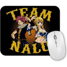 Baskı Dükkanı Fairy Tail Natsu Lucy Team Nalu Anime Manga Mouse Pad