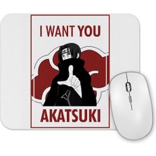 Baskı Dükkanı Recruta Akatsuki  Naruto Mouse Pad