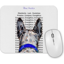 Baskı Dükkanı Blue Heeler Pug Köpek Mouse Pad