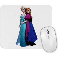 Baskı Dükkanı Elsa Kristoff Rapunzel Anna Frozen Mouse Pad