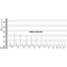 WMC Vmc 9142NI - (1251) Düz Uzun Nikel Olta Iğnesi 100 Ad