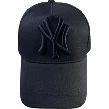 Moda Kızı Ny Cap Yankees Siyah Fileli Unisex Şapka