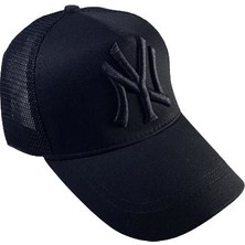 Moda Kızı Ny Cap Yankees Siyah Fileli Unisex Şapka