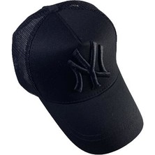 Moda Kızı Ny Cap Yankees Siyah Fileli Unisex Şapka