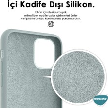 Microsonic Apple iPhone 12 Mini Kılıf Liquid Lansman Silikon Lacivert