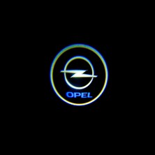 Waxen Opel Araçlar Için Kapı Altı Pilli LED Logo Hd Lens Karanlık ve Mesafe Sensörlü LED Işıklı Lamba