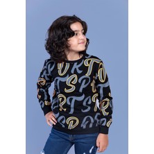 Toontoy Kids Toontoy Erkek Çocuk Komple Baskılı Sweatshirt