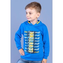 Toontoy Kids Toontoy Erkek Çocuk Kapüşonlu Baskılı Sweatshirt