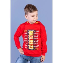 Toontoy Kids Toontoy Erkek Çocuk Kapüşonlu Baskılı Sweatshirt