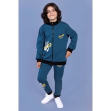 Toontoy Kids Toontoy Erkek Çocuk Baskılı Iki Yanı Cepli Eşofman Takımı