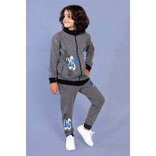 Toontoy Kids Toontoy Erkek Çocuk Baskılı Iki Yanı Cepli Eşofman Takımı