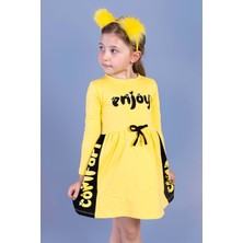 Toontoy Kids Toontoy Kız Çocuk Baskılı Elbise