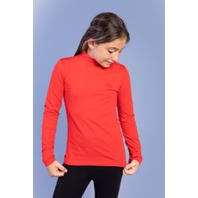 Toontoy Kids Toontoy Kız Çocuk Nakışlı Balıkçı Yaka Okul Tişörtü