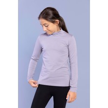 Toontoy Kids Toontoy Kız Çocuk Nakışlı Balıkçı Yaka Okul Tişörtü