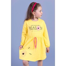 Toontoy Kids Toontoy Kız Çocuk Baskılı Elbise