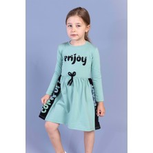 Toontoy Kids Toontoy Kız Çocuk Baskılı Elbise