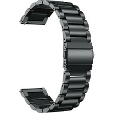 AktarMobile Huawei Watch Gt 2 Pro Uyumlu Metal Kordon Premium Paslanmaz Çelik Kayış Baklalı Model