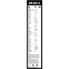 Bosch Aerotwin Silecek Seti - [600/400 Mm] Ssangyong Korando C (2011 - 2021) - AR 601 S