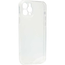 Mobaxaksesuar Apple iPhone 12 Pro Kılıf Kamera Korumalı Şeffaf Kapak