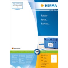 Herma Kuyumcu Etiketi A4 100 210X297 Beyaz