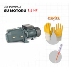 Stilmax Multi Jet 100 Metal Dişli Sistem Tam Bakır Sargılı 1.5hp Büyük Su Pompası 8mt Emiş