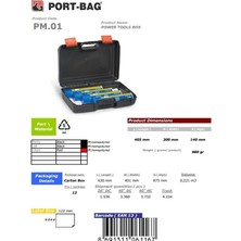 Portbag PM01 Matkap Çantası