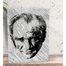 Bk Gift Atatürk Temalı Dekoratif Mini Kanvas Tablo 15 x 20 Cm-40