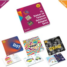 TÜZDER Yayınları Level-1 (3-4 Yaş) / Iq, Dikkati Güçlendirme Seti-Anasınıfı - Tüzder Yayınları