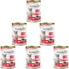 Royalist 03263 Royalist Cat Beef Konserve 400 Gram 6'lı