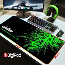 Digipod Rgb Oyuncu Mousepad Rgb Gaming Oyuncu Mouse Pad Kaymaz Taban  70 x 30