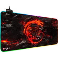 Digipod Rgb Oyuncu Mousepad Rgb Gaming Oyuncu Mouse Pad Kaymaz Taban  70 x 30