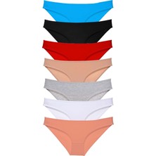 Royaleks 7 Adet Süper Eko Set Likralı Kadın Slip Külot Set 1