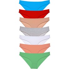 Royaleks 7 Adet Süper Eko Set Likralı Kadın Slip Külot Set 4