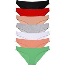 Royaleks 7 Adet Süper Eko Set Likralı Kadın Slip Külot Set 1