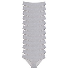 Royaleks 12 Adet Süper Eko Set Likralı Kadın Slip Külot Gri