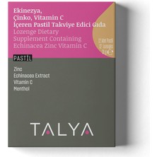 Talya Ekinezya Çinko Vitamin C İçeren Takviye Edici Gıda, 12 Adet Pastil