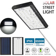 Insma Güneş Sokak Duvar Lambası, 5W 56LED Güneş Oluk Işıkları Montaj Direği ile Duvar Aplikleri (Yurt Dışından)