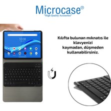 Microcase Lenovo Tab M10 Fhd Plus 10.3'' TB-X606 X606F Bluetooth Klavyeli Standlı Kılıf - Bkk4