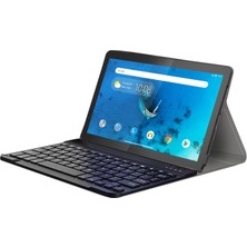 Microcase Lenovo Tab M10 TB-X306F 10.1 Bluetooth Klavyeli Standlı Kılıf - Bkk4