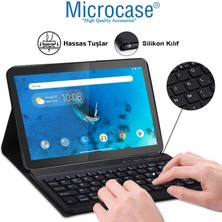 Microcase Lenovo Tab M10 TB-X306F 10.1 Bluetooth Klavyeli Standlı Kılıf - Bkk4