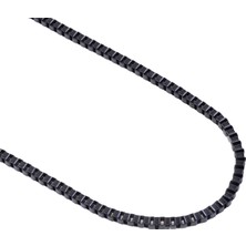 Chavin Siyah 75 cm. 2 mm. Erkek Çelik Zincir de93
