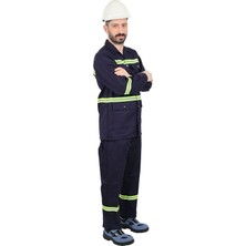 Blue Safety Alev Almaz Takım Lacivert