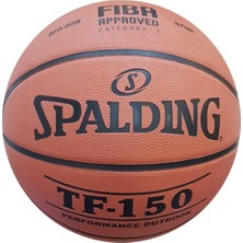 Spalding TF-150 Laminasyon Yapı 8 Panel No 7 Basketbol Topu Perform Fıba Logolu + Povit Top Pompası