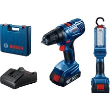 Bosch Gsr 180-LI + Glı 18V-300 2X1.5AH Çift Akülü Delme Vidalama Makinesi - 06019F8103