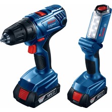 Bosch Gsr 180-LI + Glı 18V-300 2X1.5AH Çift Akülü Delme Vidalama Makinesi - 06019F8103